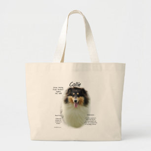 Bolsa Tote Grande Design de História de Collie