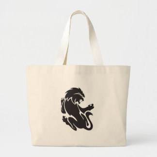 Bolsa Tote Grande Design de Leão Tribal
