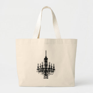 Bolsa Tote Grande design do candelabro do vintage