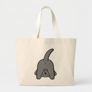 BOLSA TOTE GRANDE DESIGN NAUGHTY CAT BACK