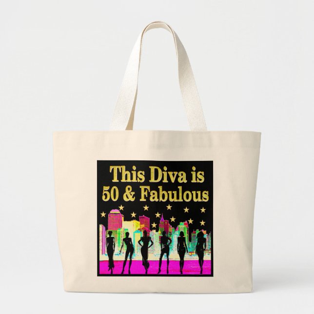Bolsa Tote Grande design NOVA IORQUE DE 50 ANOS (Frente)