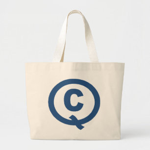 Bolsa Tote Grande Design QUEBEC do tipo quadrado Jumbo naturel
