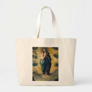 BOLSA TOTE GRANDE DEUS ABENÇOE DA CONCEPÇÃO IMMACULAR