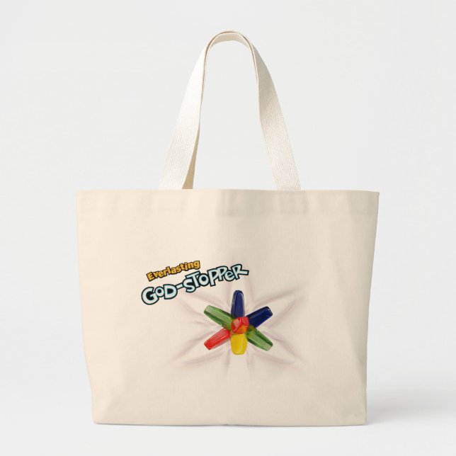 Bolsa Tote Grande Deus-bujão eterno (Frente)