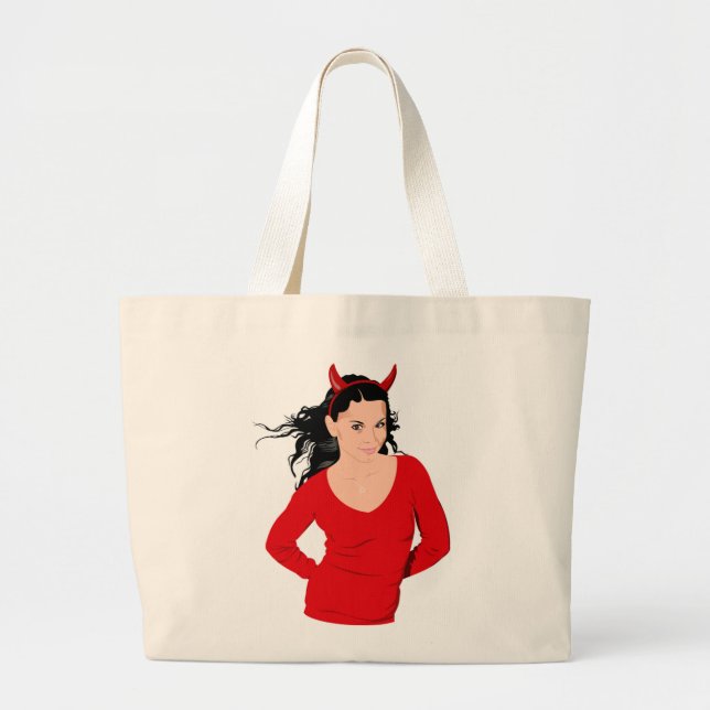 BOLSA TOTE GRANDE DEVIL GIRL (Frente)