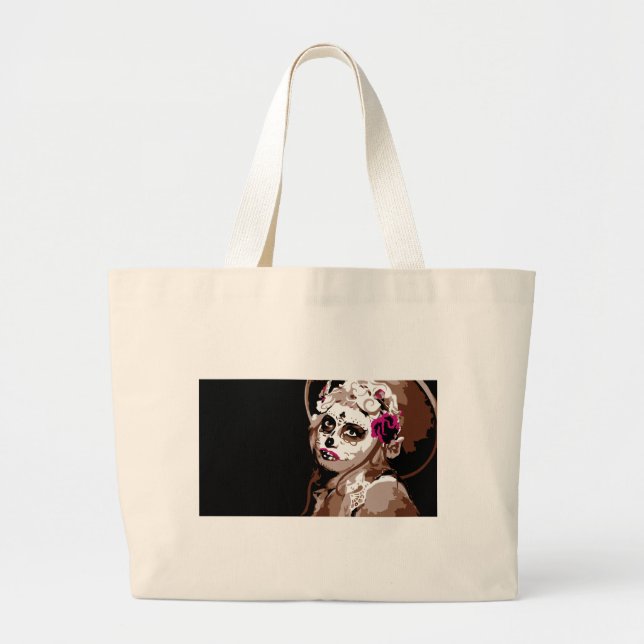 Bolsa Tote Grande dia de los muertos (Frente)