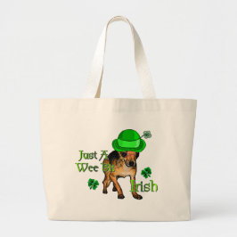 Bolsa Tote Grande Dia de São Patrício Chihuahua