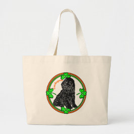 Bolsa Tote Grande Dia de São Patrício de Cockapoo