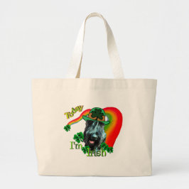 Bolsa Tote Grande Dia de São Patrício Giant Schnauzer