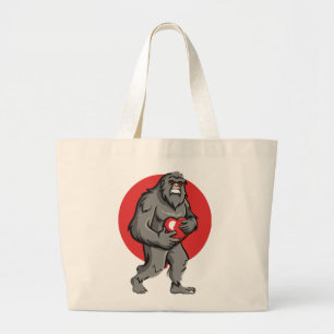 Bolsa Tote Grande dia dos namorados coração pé grande