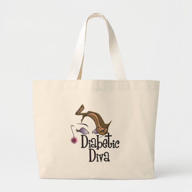 Bolsa Tote Grande Diabético Diva (Frente)