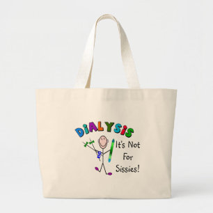 Bolsa Tote Grande Diálise "não é para mariquinhas "