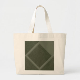 Bolsa Tote Grande Diamante Verde do Motoso Moderno - Tote Bag