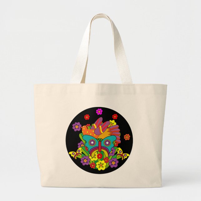 Bolsa Tote Grande Dicas de cristal e Alistair (Frente)