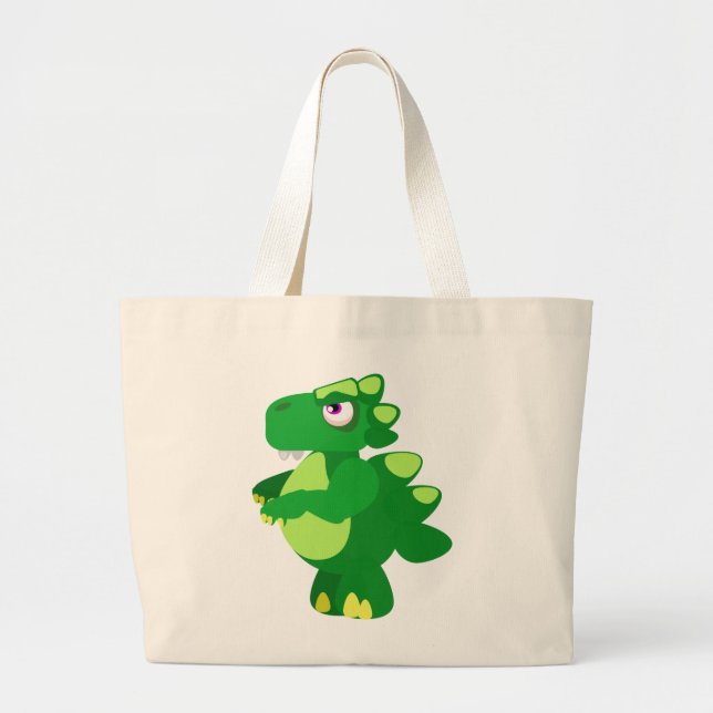 Bolsa Tote Grande Dinossauro (Frente)