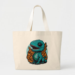 Bolsa Tote Grande Dinossauro Bebê