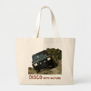 BOLSA TOTE GRANDE DISCO COM NATUREZA