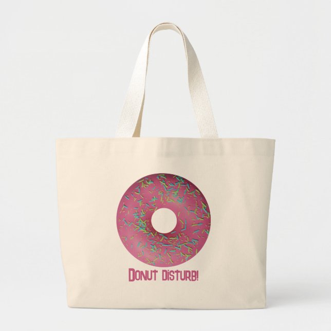 Bolsa Tote Grande Distúrbio de rosquinha! (Frente)