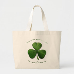 Bolsa Tote Grande Ditos Irlandeses Antigos