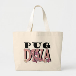 Bolsa Tote Grande DIVA do Pug