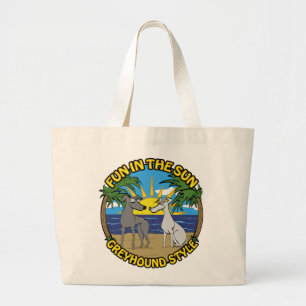 BOLSA TOTE GRANDE DIVERSÃO AO SOL ESTILO GREYHOUND