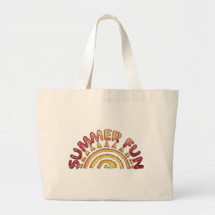 Bolsa Tote Grande Diversão de Verão - Saco de Tote