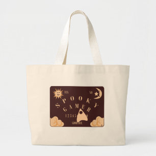 Bolsa Tote Grande Divertido slogan de jogo de tabuleiro de espírito