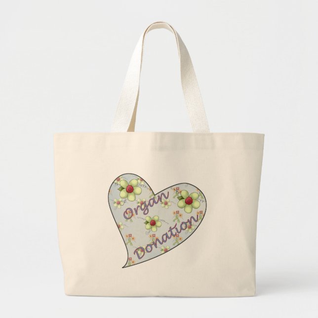 Bolsa Tote Grande Doação de órgãos (Frente)