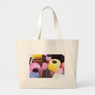 Bolsa Tote Grande doces famosos do Liquorice