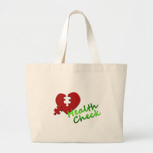 Bolsa Tote Grande Doctor Nurse Medical Office Business Peace Love