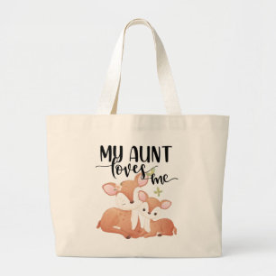 Bolsa Tote Grande Doe and Fawn Minha Tia me ama