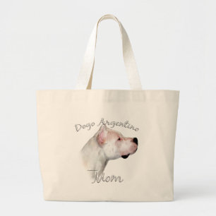 Bolsa Tote Grande Dogo Argentino Mãe 2