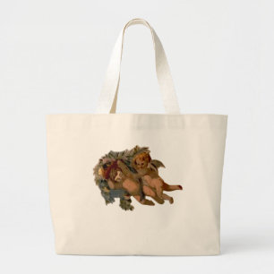 Bolsa Tote Grande Dois lindo Angel Cherub Cupid
