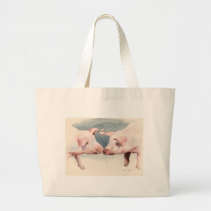 Bolsa Tote Grande Dois pouco Piggies 2012