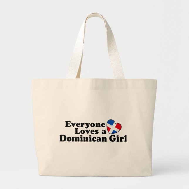 Bolsa Tote Grande Dominicana Girl (Frente)