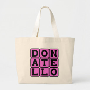 Bolsa Tote Grande Donatello, Artista do Renascimento