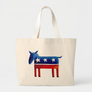 Bolsa Tote Grande Donkey Democrático