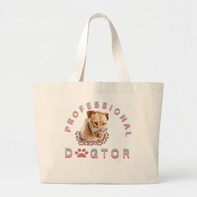 Bolsa Tote Grande Doutor Canino Profissional (Frente)