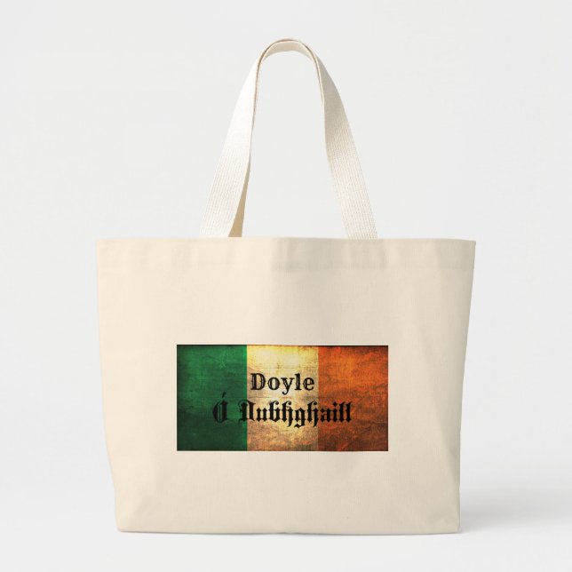 Bolsa Tote Grande Doyle Irish Flag (Frente)