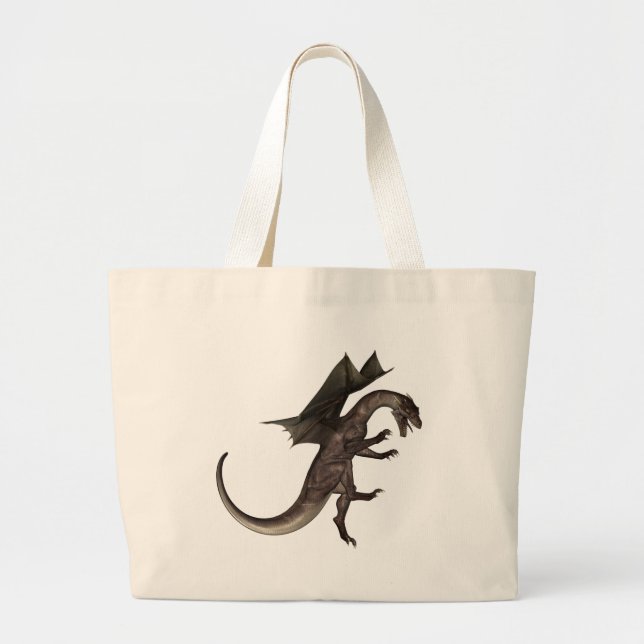 Bolsa Tote Grande Dragão (Frente)