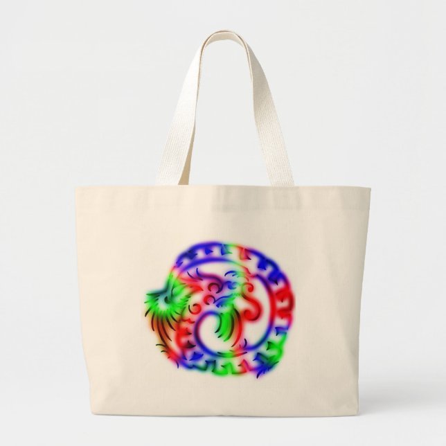 Bolsa Tote Grande Dragão (Frente)