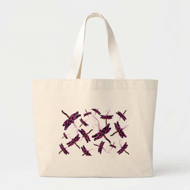 Bolsa Tote Grande Dragões Whimsic (Frente)