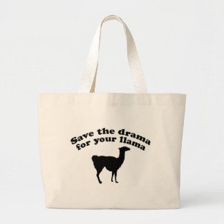 Bolsa Tote Grande Drama Llama