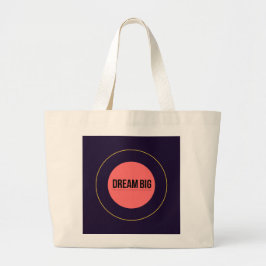Bolsa Tote Grande Dream Big — 90s Maximalist Tote Bag | Retro