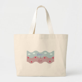 Bolsa Tote Grande Dream & Love Pastel Tote Bag