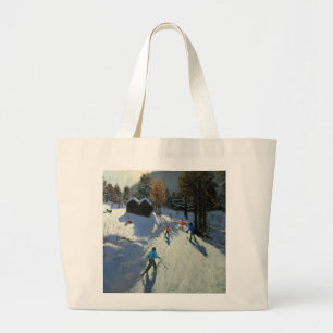 Bolsa Tote Grande Duas cabanas Pleney Morzine da montanha