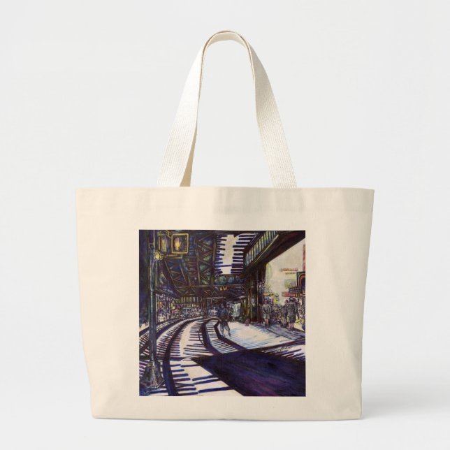 Bolsa Tote Grande Dusting the Piano (Frente)