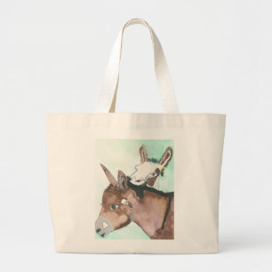 Bolsa Tote Grande D'Vine Donkeys Tote Bag