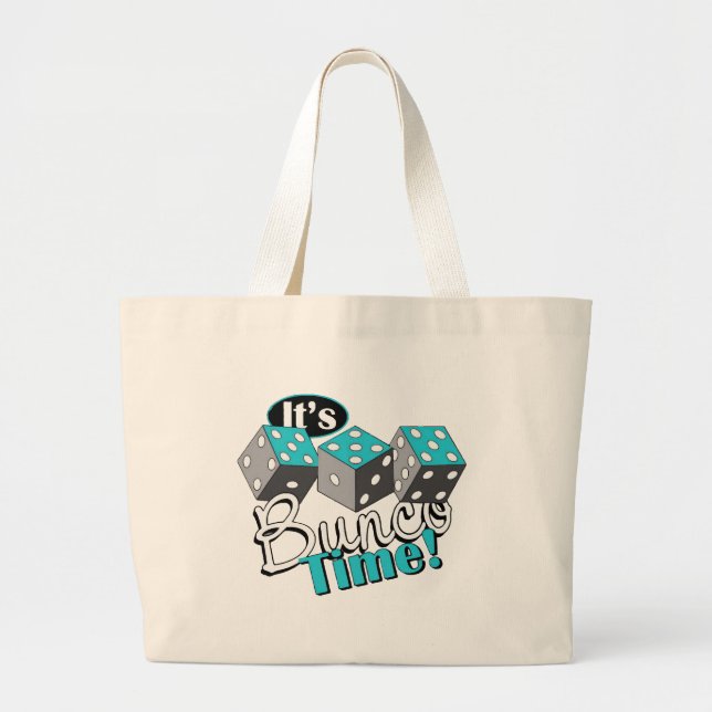 Bolsa Tote Grande É hora do Bunco! (Frente)