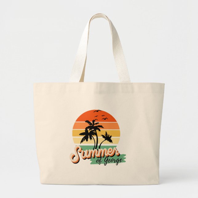 Bolsa Tote Grande É o Verão de George (Frente)